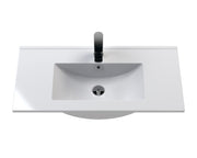 800mm Wall Hung 2 Drawer Unit & Basin 2 Hudson Reed