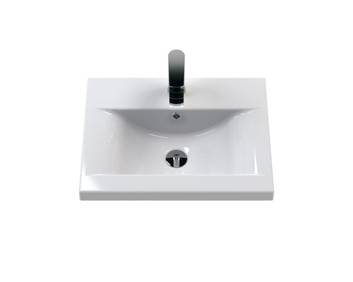 500mm Floor Standing 2-Door Vanity Unit & Basin 1 Hudson Reed