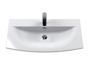 800mm Wall Hung Single Drawer Vanity & Basin 4 Hudson Reed