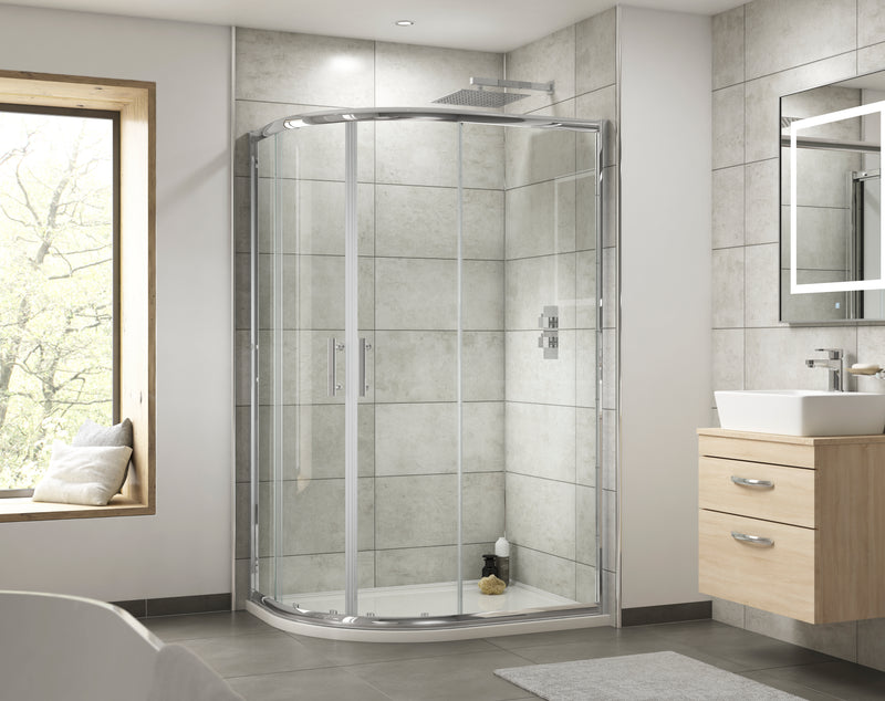 Pacific 1000 x 900mm Offset Quadrant