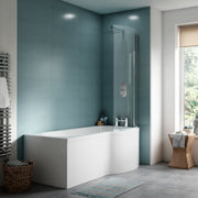 1600mm Right Hand P-Shaped Bath