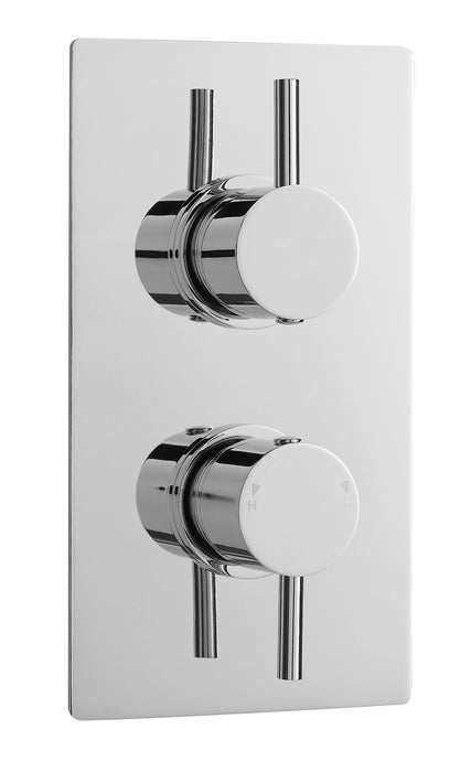 Twin Thermostatic Shower Valve