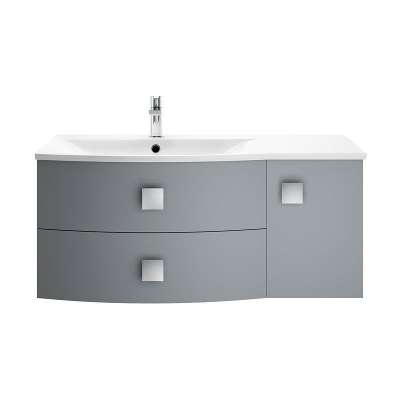 1000mm Cabinet & Basin - Left Hand Hudson Reed