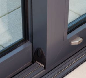 Anthracite Grey Aluminium Sliding Doors (3m x 2.1m) - Visoslide 2000