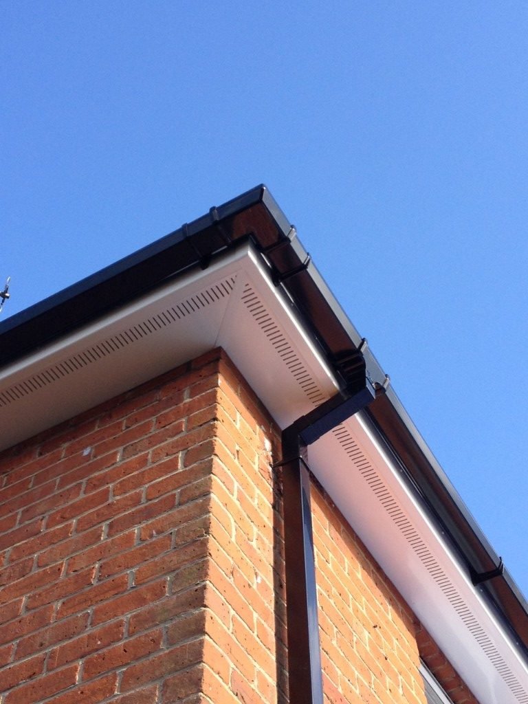 White Vented Soffit Board (5m Length)