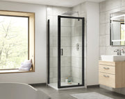 760mm Black Profile Pivot Door