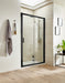 1200mm Black Profile Sliding Door