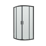 800mm Black Profile Quadrant Enclosure