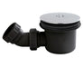 Black & Chrome Fast Flow Shower Waste