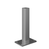 Steel Fence Base Plate125x190x900mm