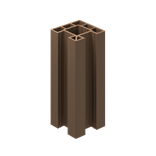 Wood Composite Corner Post125x125x1940mm Charcoal