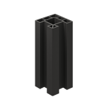 Wood Composite Corner Post125x125x1940mm Graphite