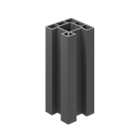Wood Composite Corner Post125x125x1940mm Charcoal