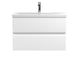 800mm Wall Hung 2-Drawer Vanity Unit & Basin 1 Hudson Reed