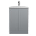 600mm Floor Standing 2-Door Vanity Unit & Basin 1 Hudson Reed