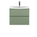 600mm Wall Hung 2 Drawer Unit & Basin 4 Hudson Reed