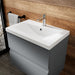 600mm Wall Hung 2-Drawer Vanity Unit & Basin 1 Hudson Reed