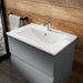 500mm Wall Hung 2-Drawer Vanity Unit & Basin 2 Hudson Reed