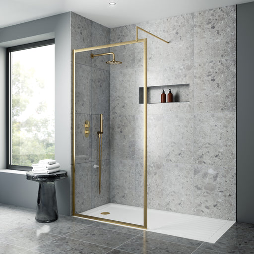 Full Outer Frame Wetroom Screen 1850x800x8mm