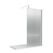 900mm Fluted Wetroom Screen with Support Bar
