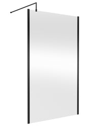 1200mm Outer Framed Wetroom Screen with Support Bar