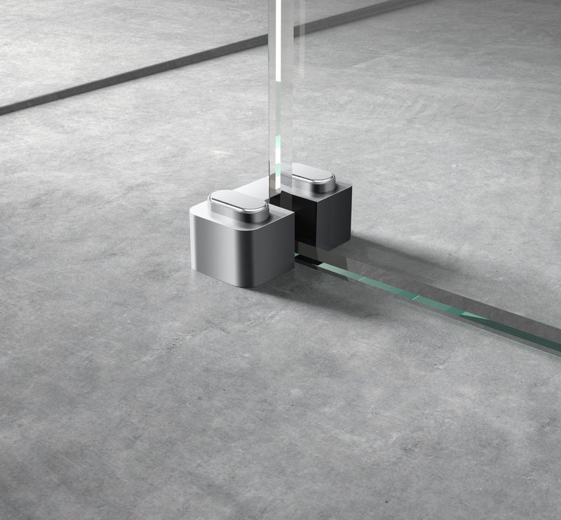 Chrome Wetroom Screen Support Foot