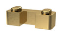 Brushed Brass Wetroom Screen Support Foot