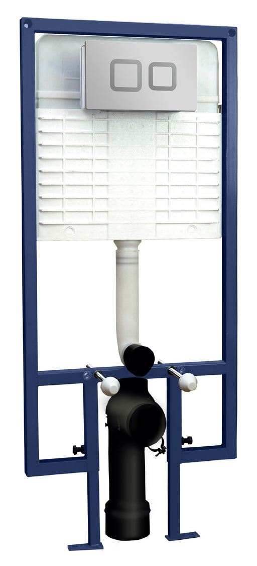 Square Dual Flush Push Button