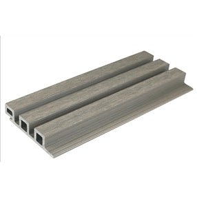 Silver Birch Composite Slatted Cladding Board - 25 x 120 x 3600mm